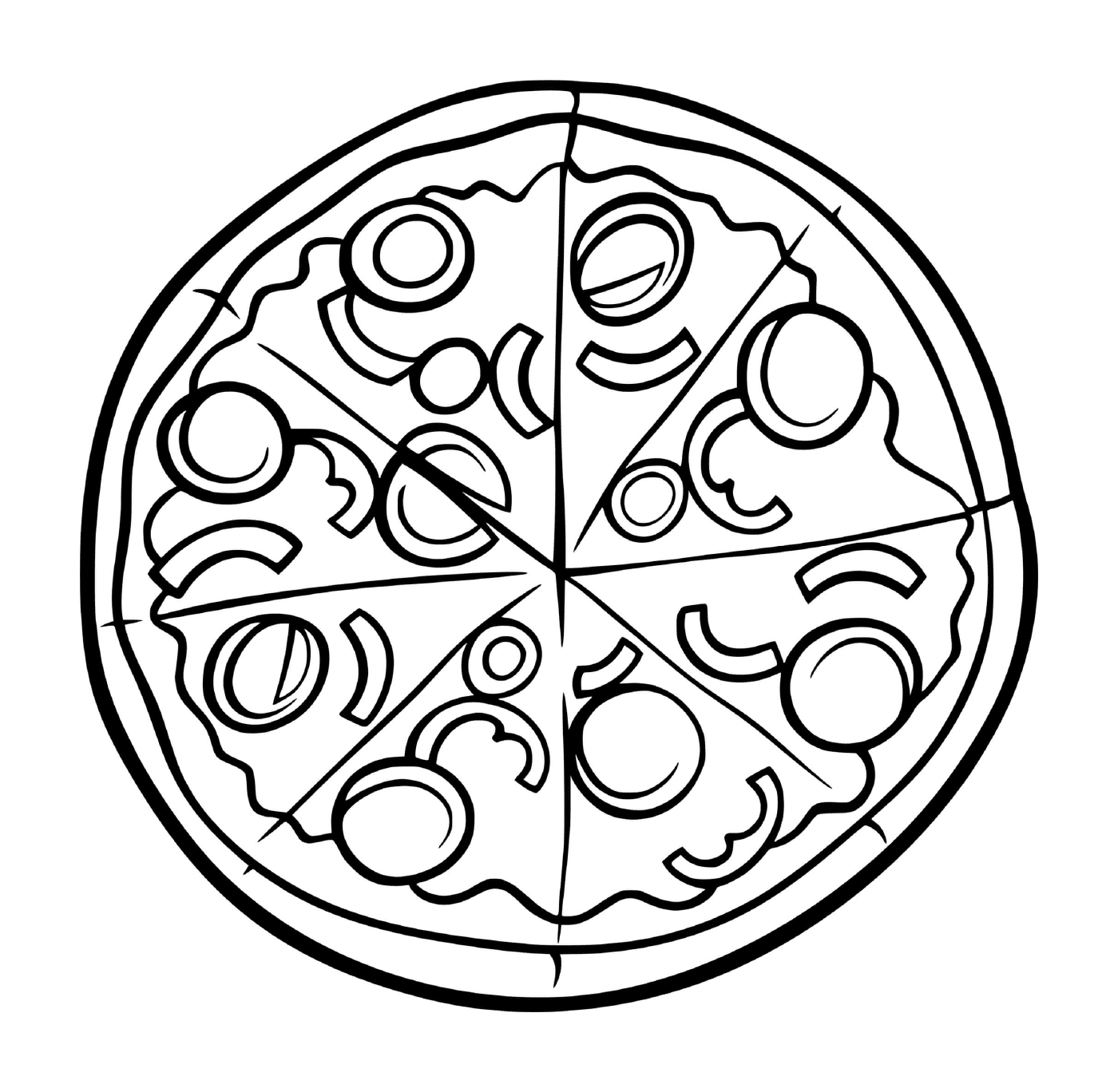  Una pizza artesanal de California 