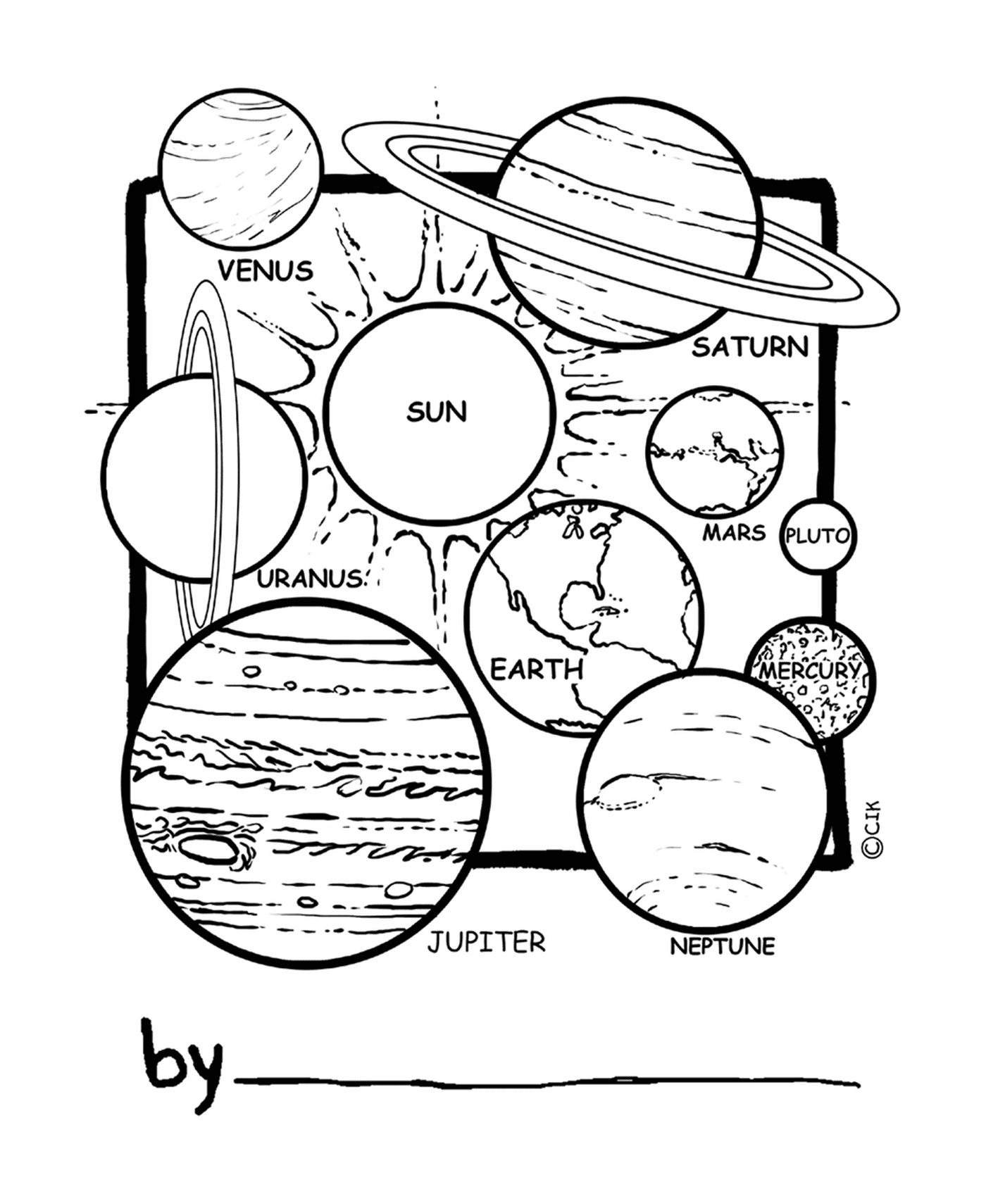  Planets of the solar system 