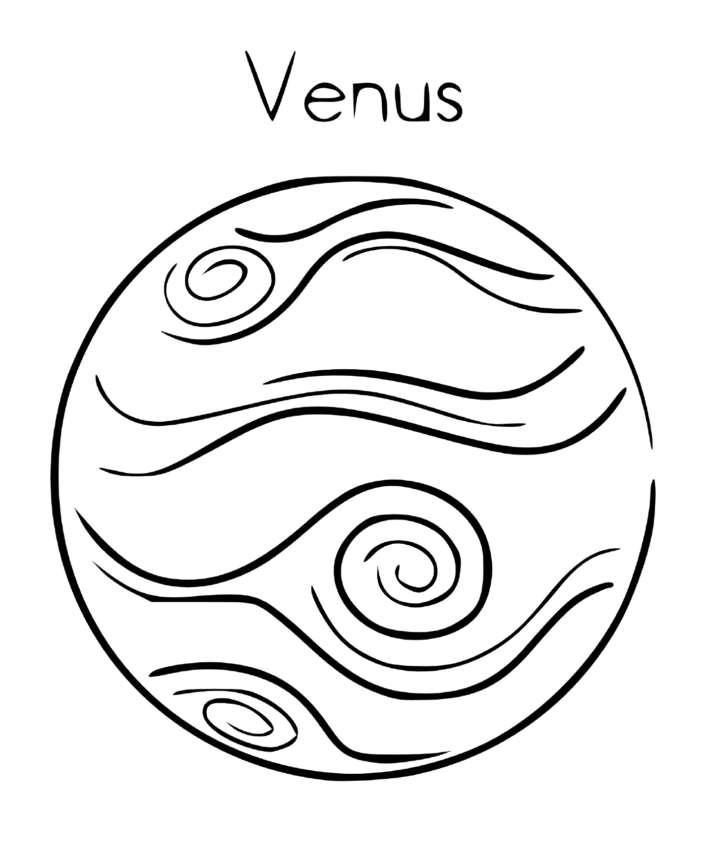  Planeta Venus en órbita 