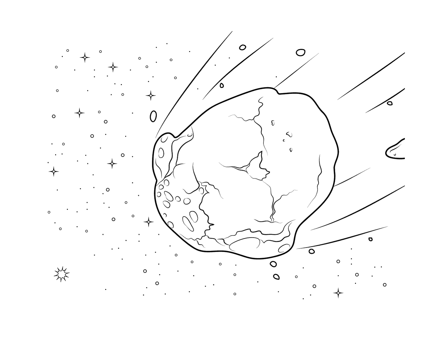  Asteroid am Himmel 