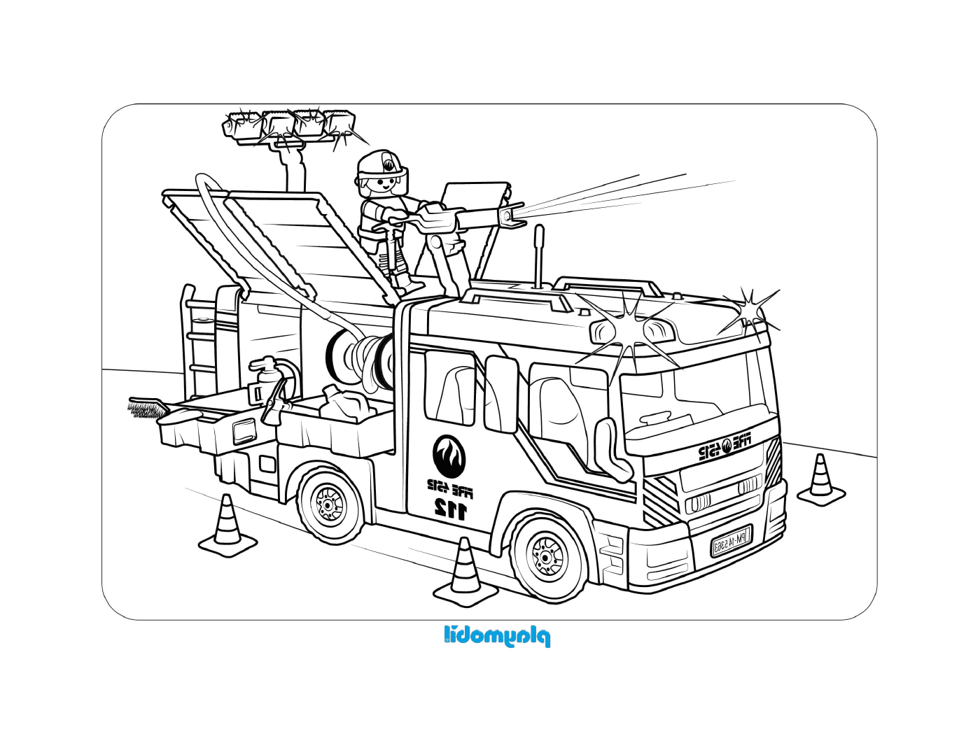  Грузовик пожарных Playmobile 