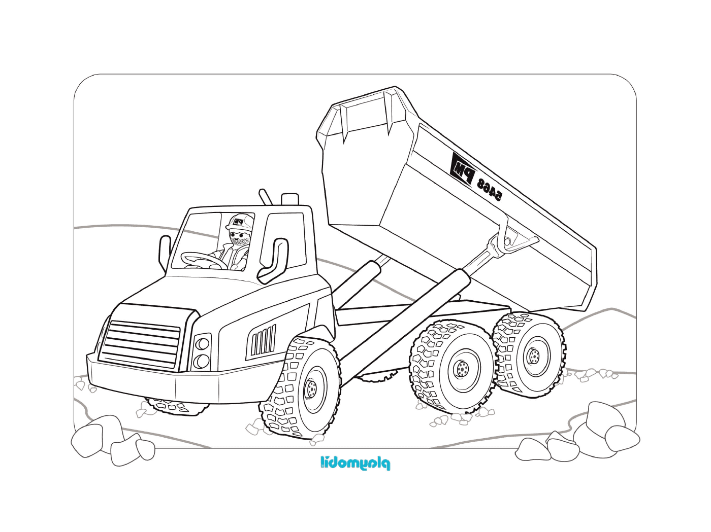 Playmobil camion di scarico 