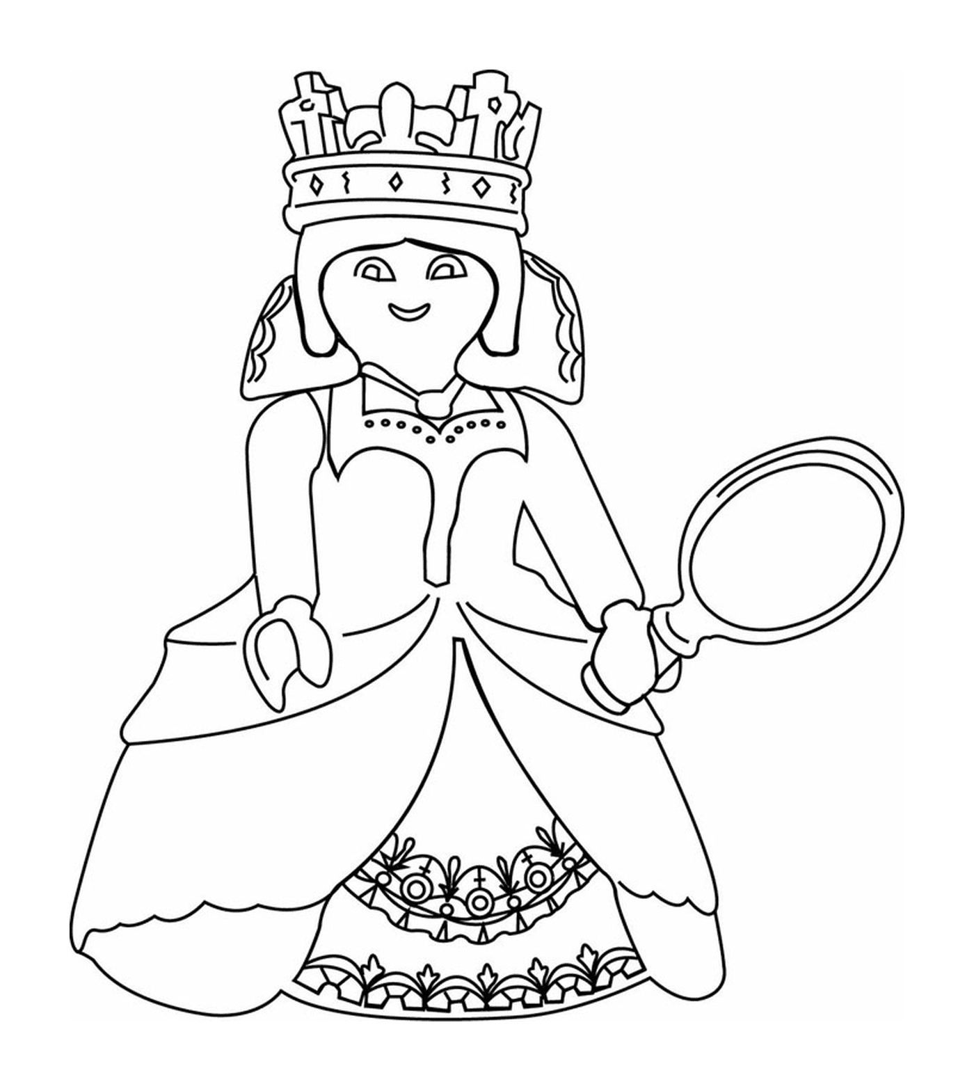  Woman holding a tennis racket 