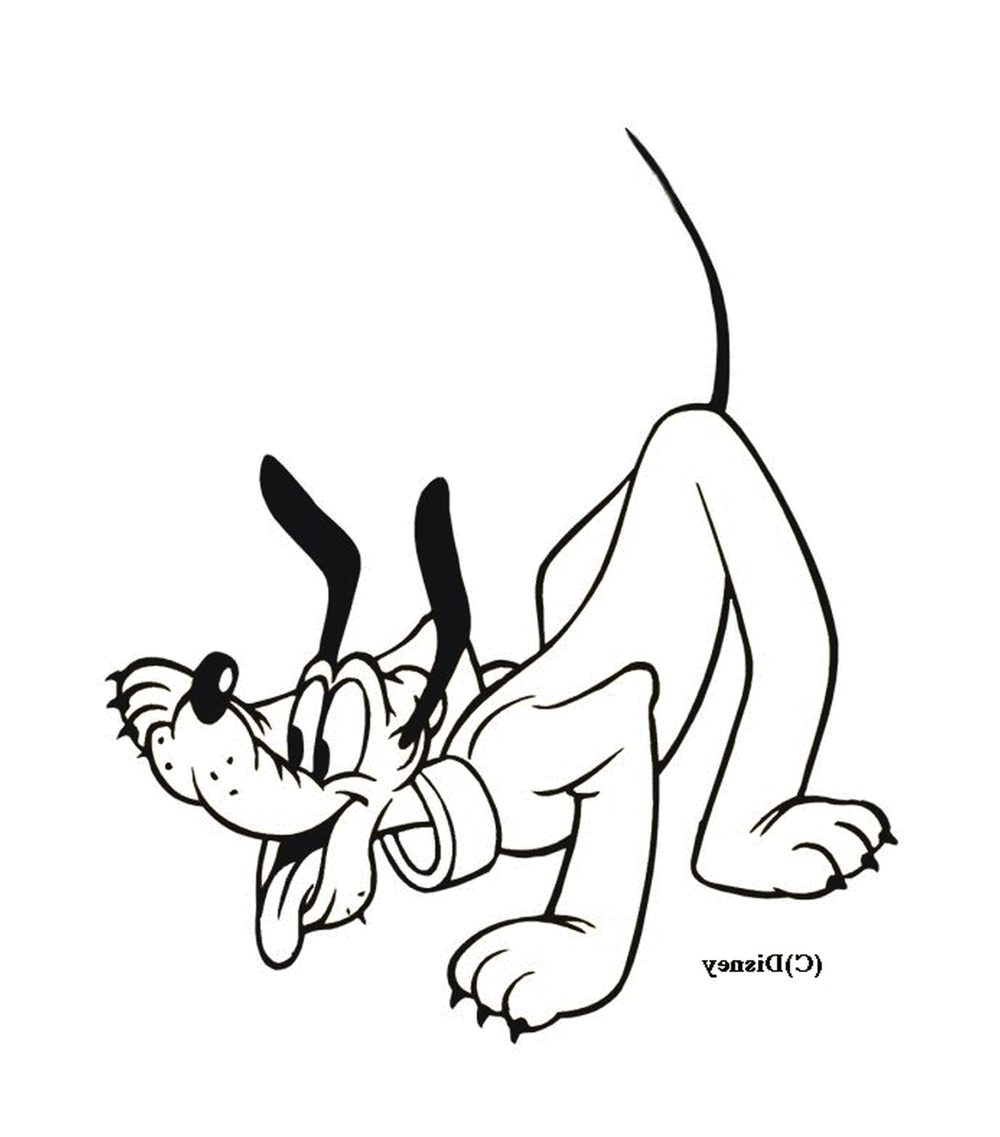  Zeichnung eines glücklichen Hundes 
