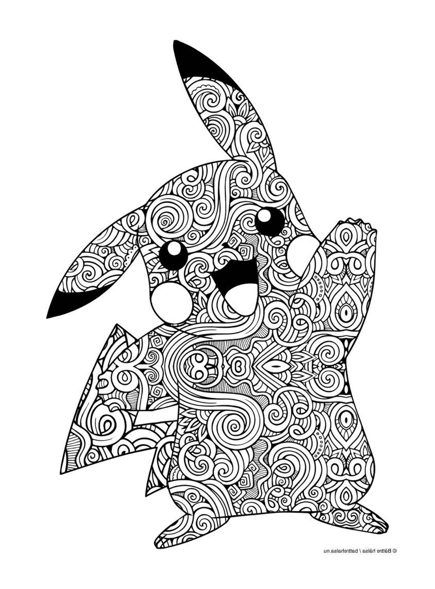  Ein Pikachu-Mandala 