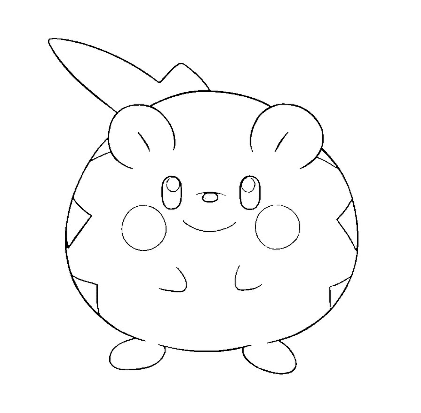  Togedemaru, ein lächelndes Tier 