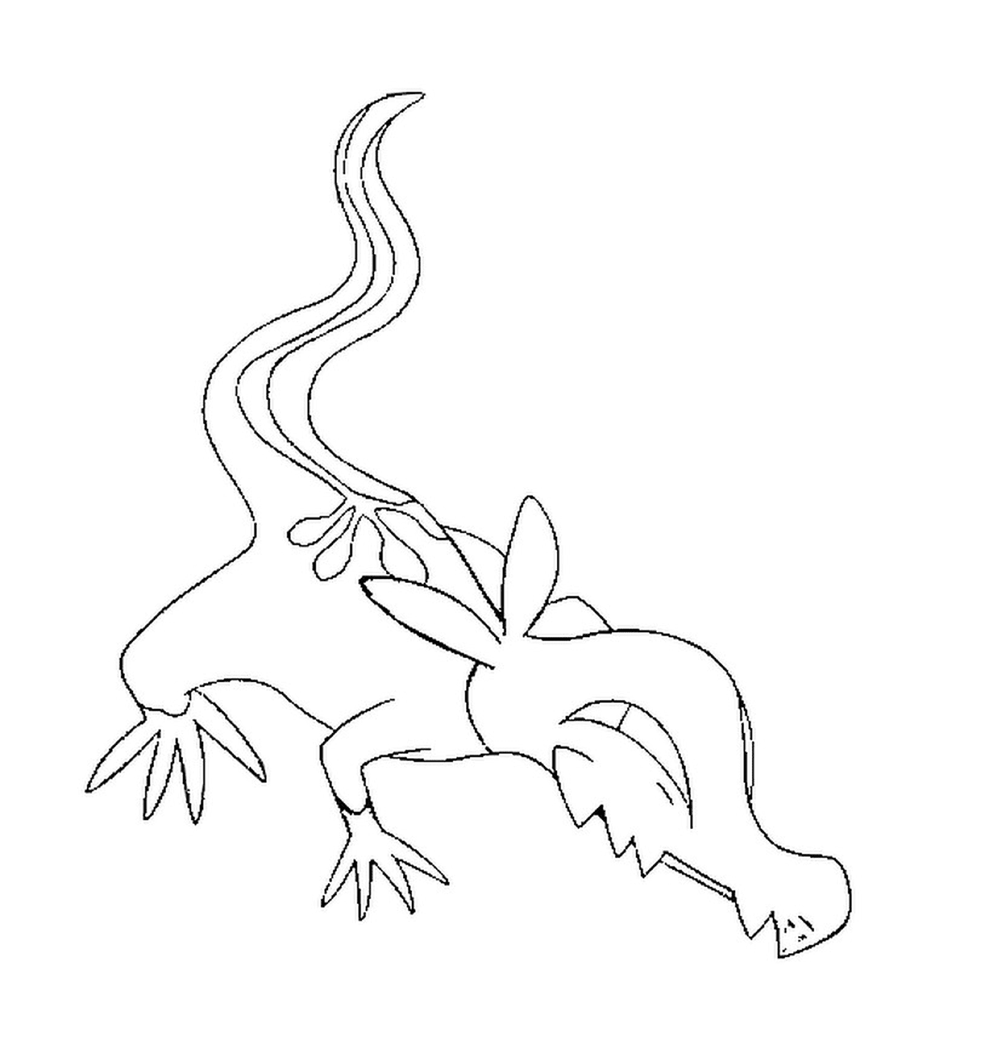  Тритокс, ящерица с длинными ногами 