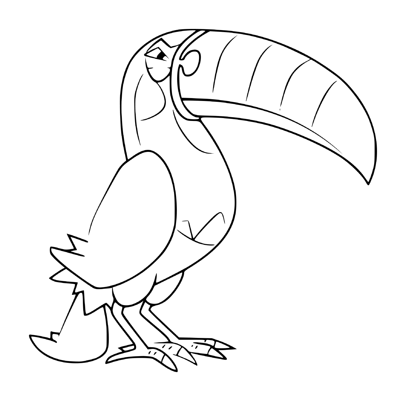  Bazoukanischer, majestätischer Tukanvogel 