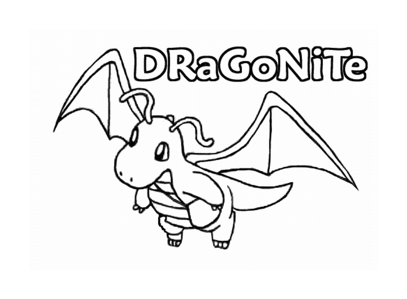  Dragonite: potente drago volante 