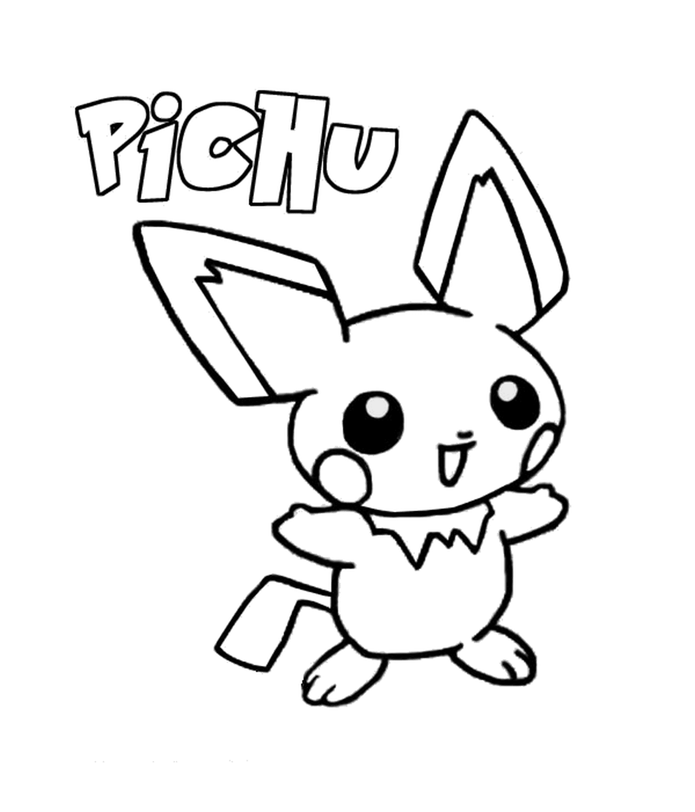 Pichu : Baby-Version von Pikachu 