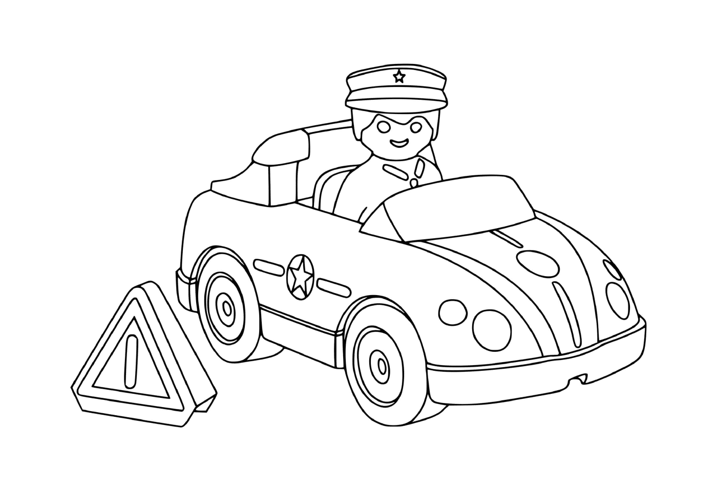  Playmobil auto della polizia 