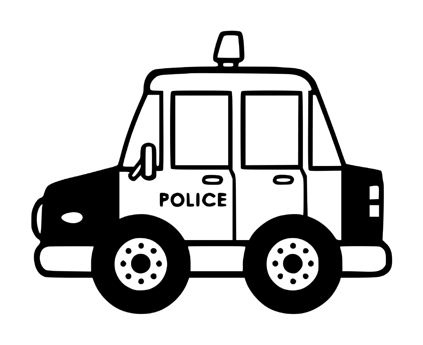  Vehículo automotor de la policía materna 