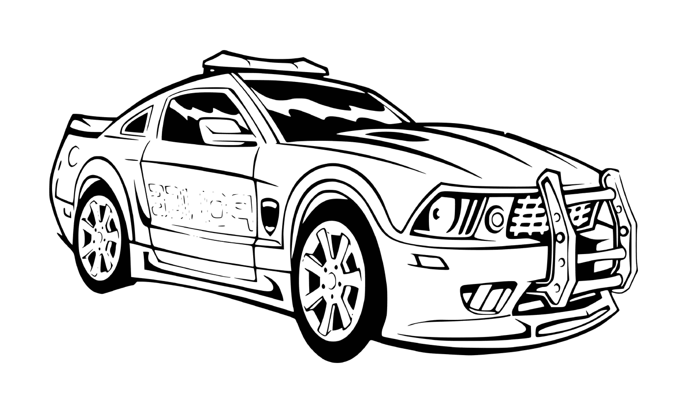  Auto della polizia sportiva Mustang Ford 