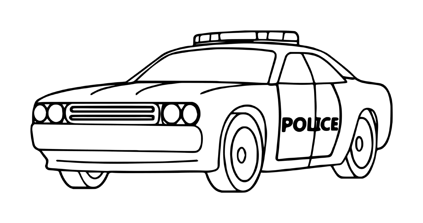  Vehículo de la gendarmería en acción 