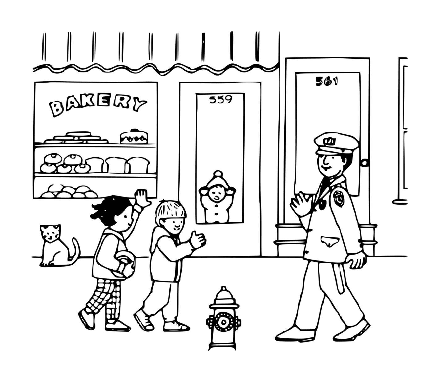  Cartoon Policeman 