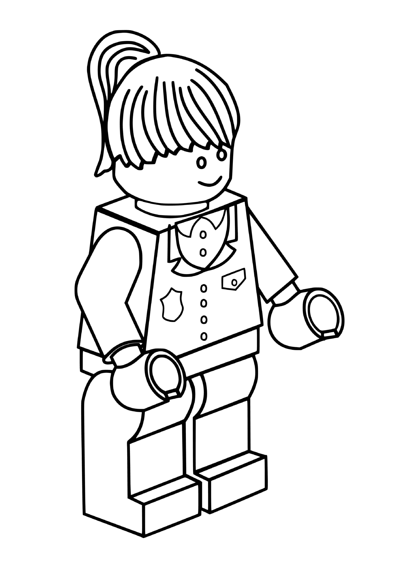  Female police officer Lego 