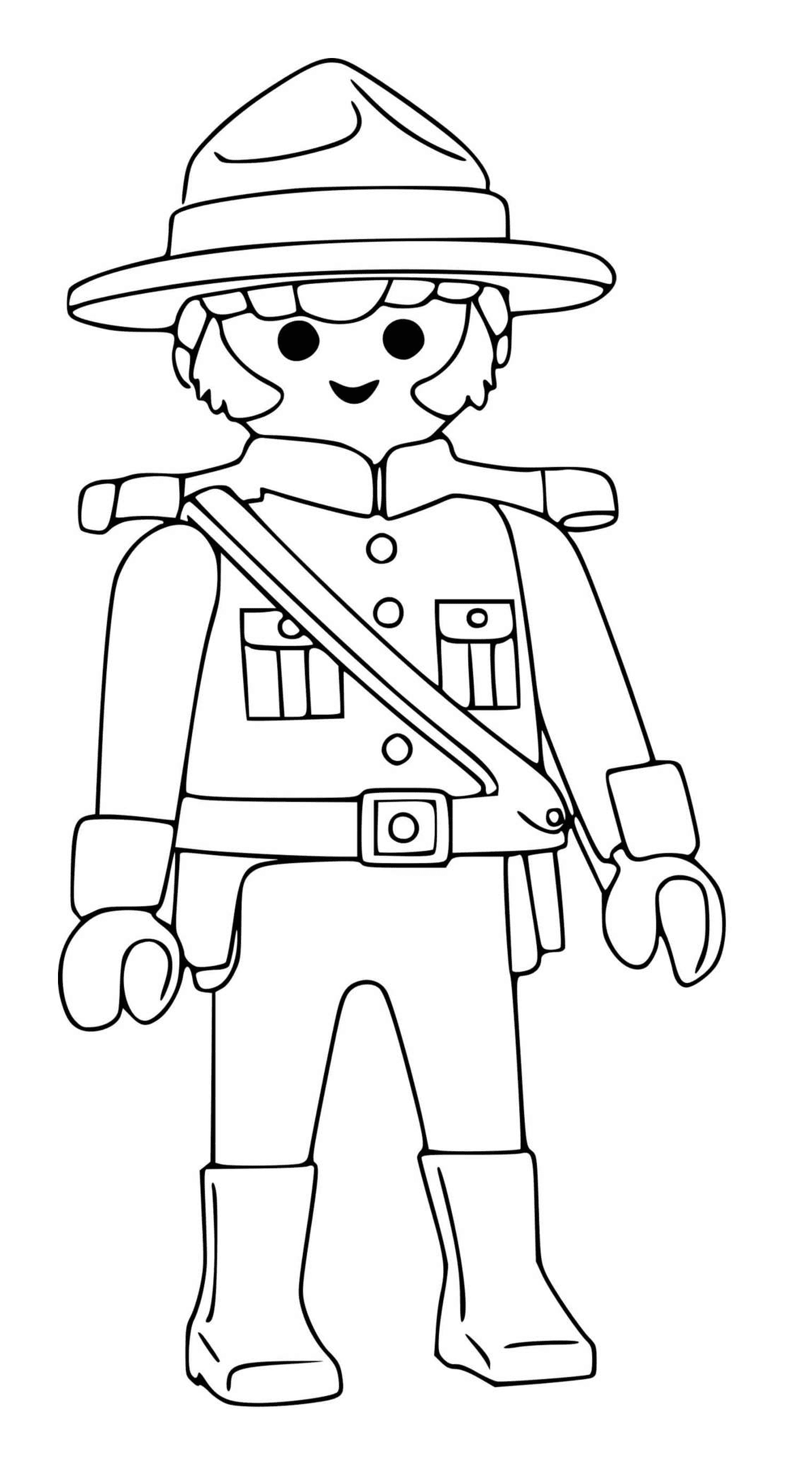 Charakter Playmobil : Kanadischer Polizist 