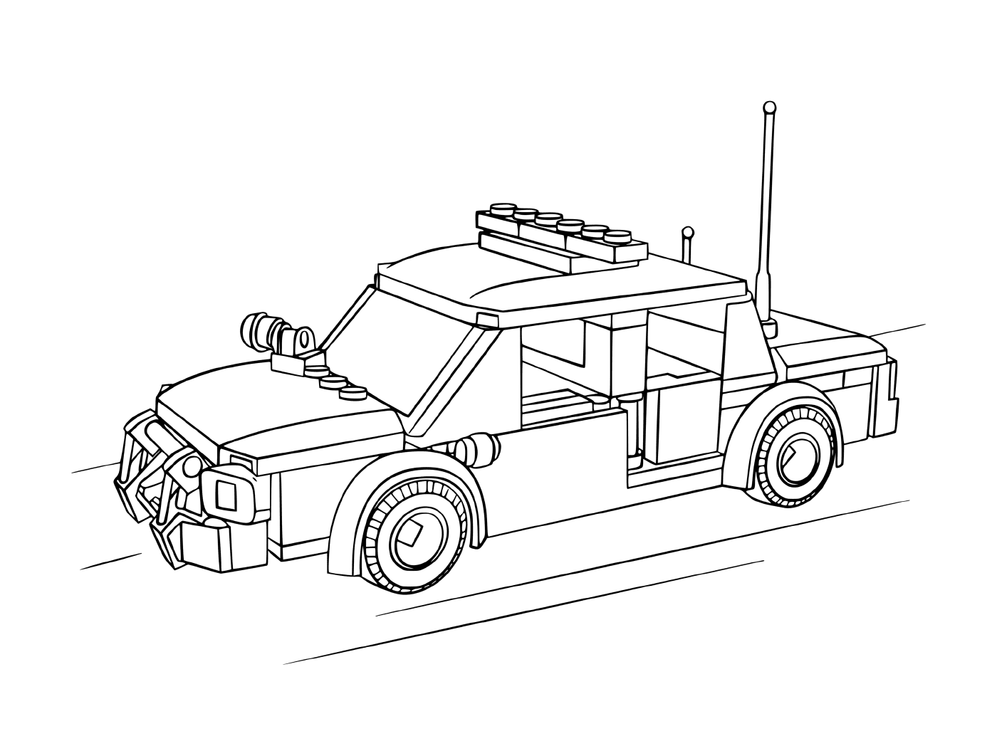  Police Lego Vehicle 