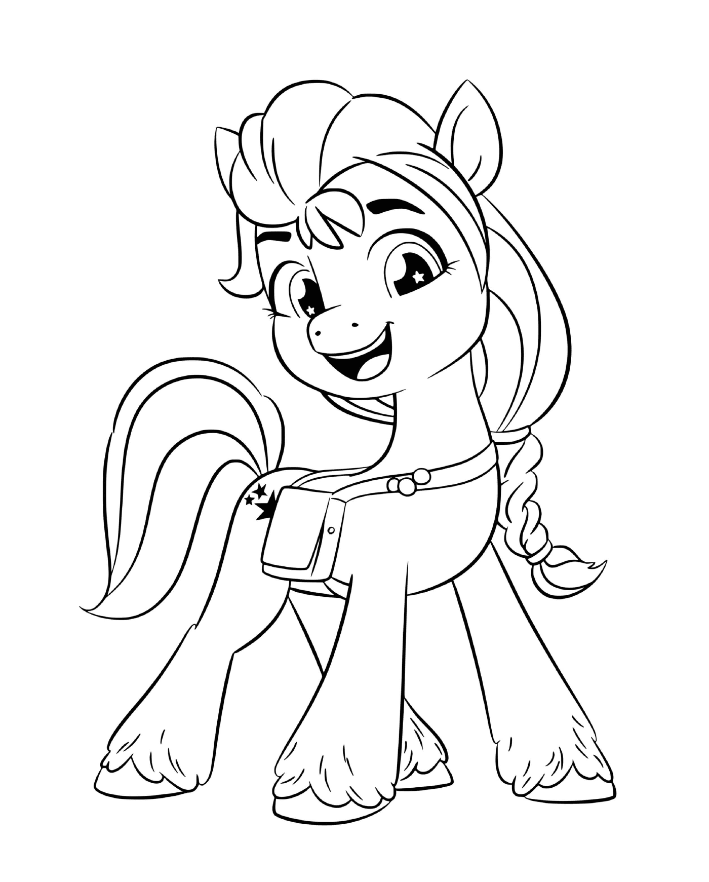  Soleado Starscout, de moda pony con bolsa 