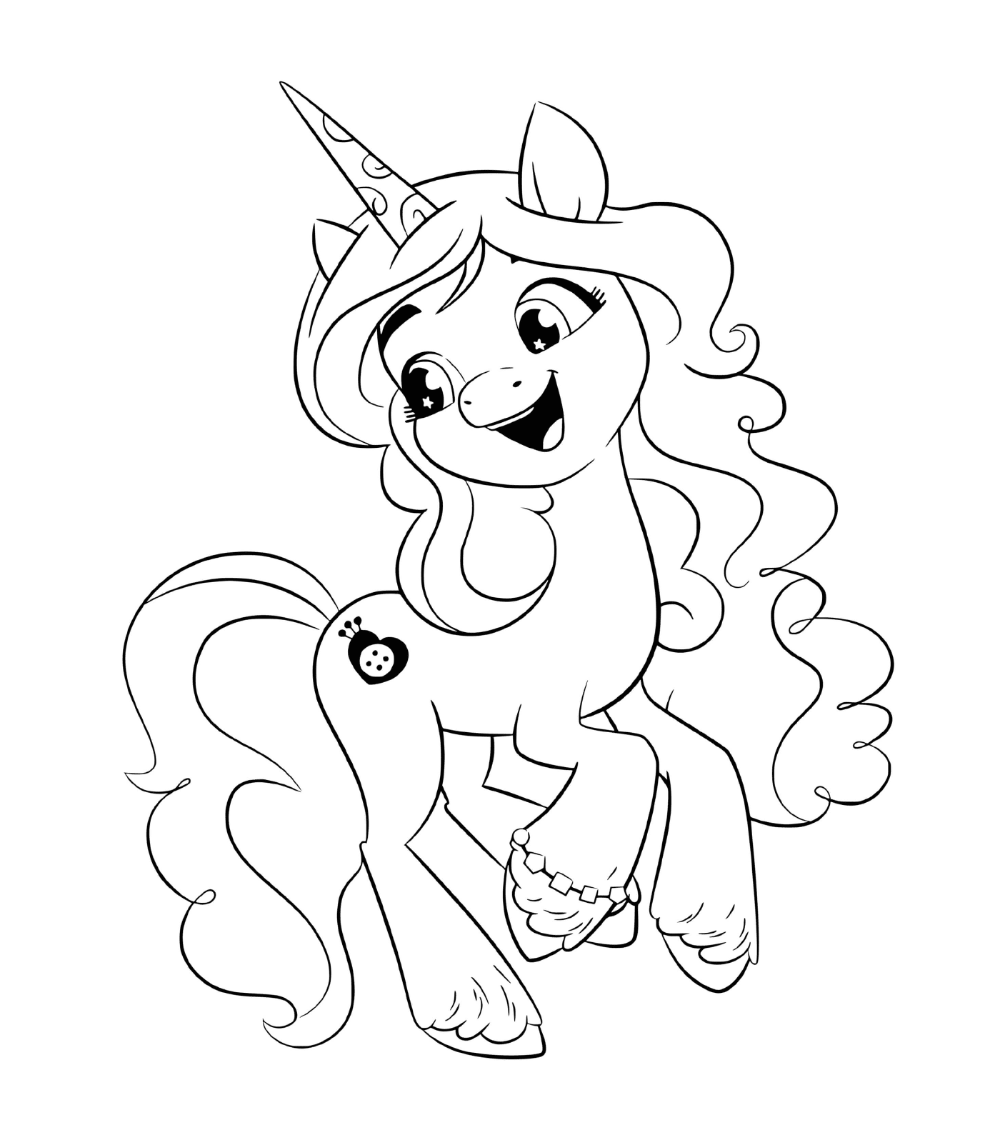  Izzy Moonbow, unicornio enérgico encantado 