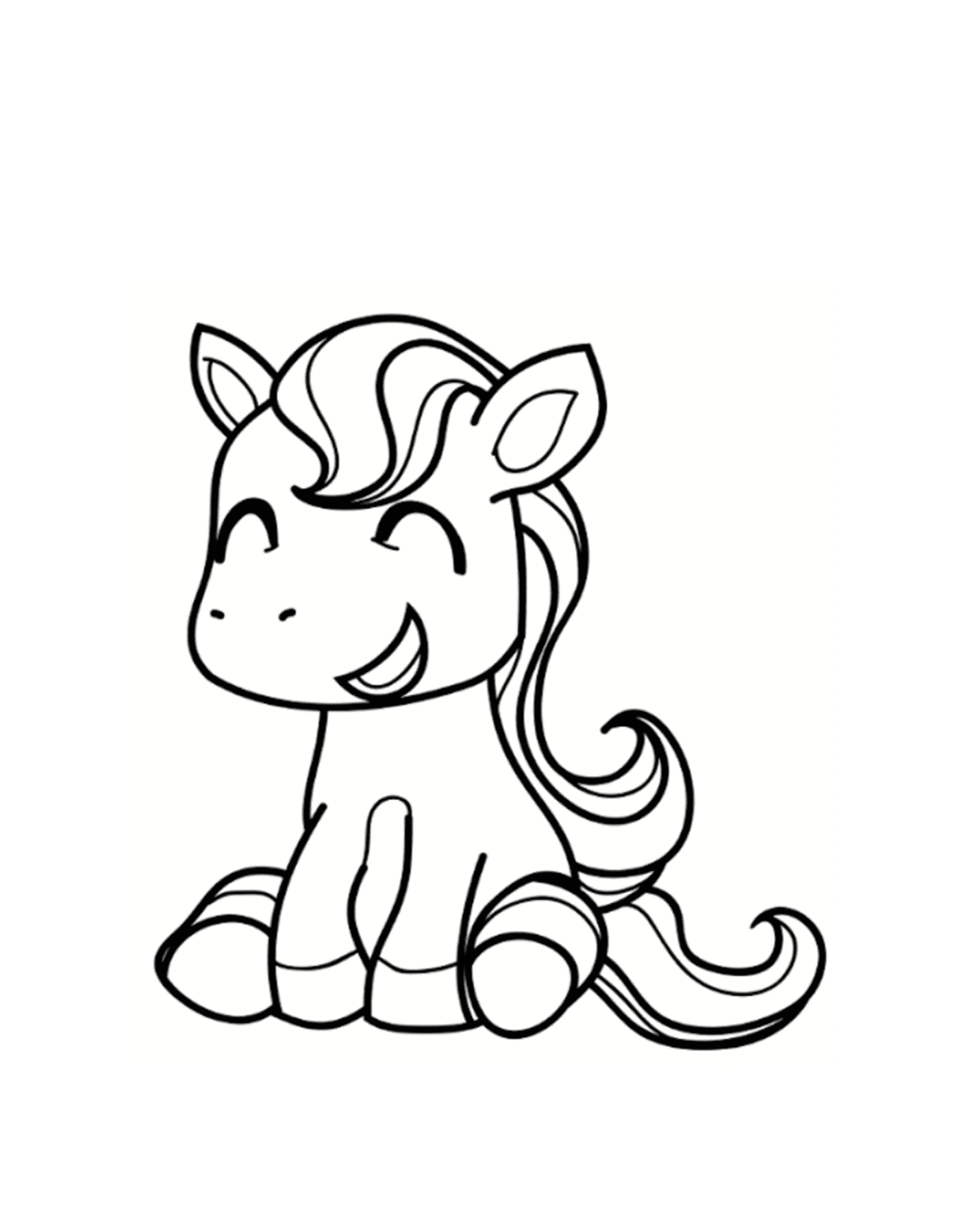  Pony smiling and cute 