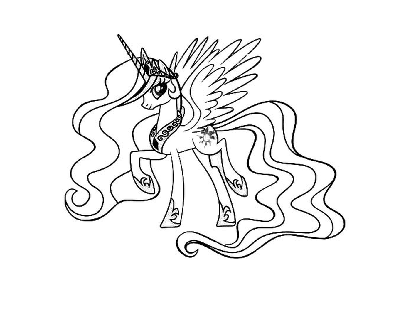  Mein kleiner Pony, Prinzessin Celestia majestätisch 