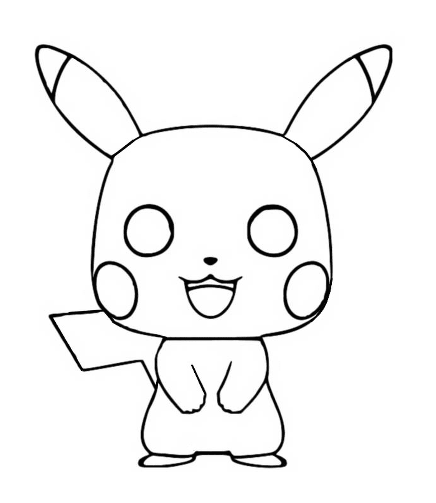  Pikachu sonriendo, figura Funko Pop 