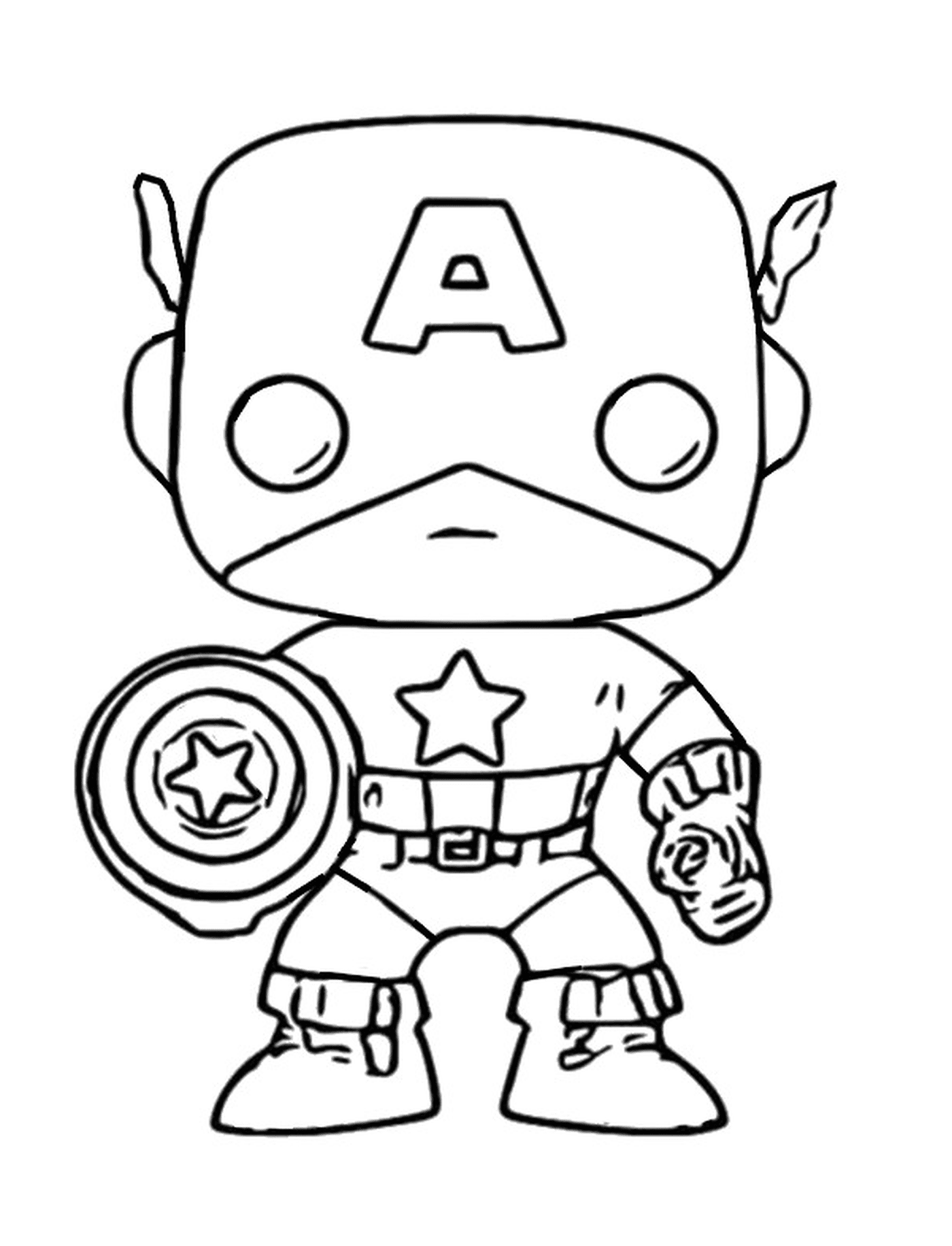  Capitán América, figura Funko Pop 