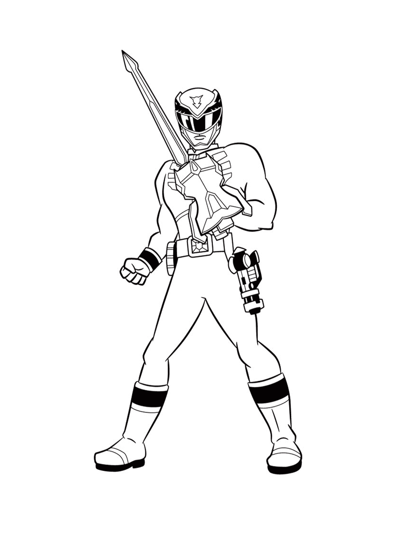  Jungle Fury Power Ranger with gun 