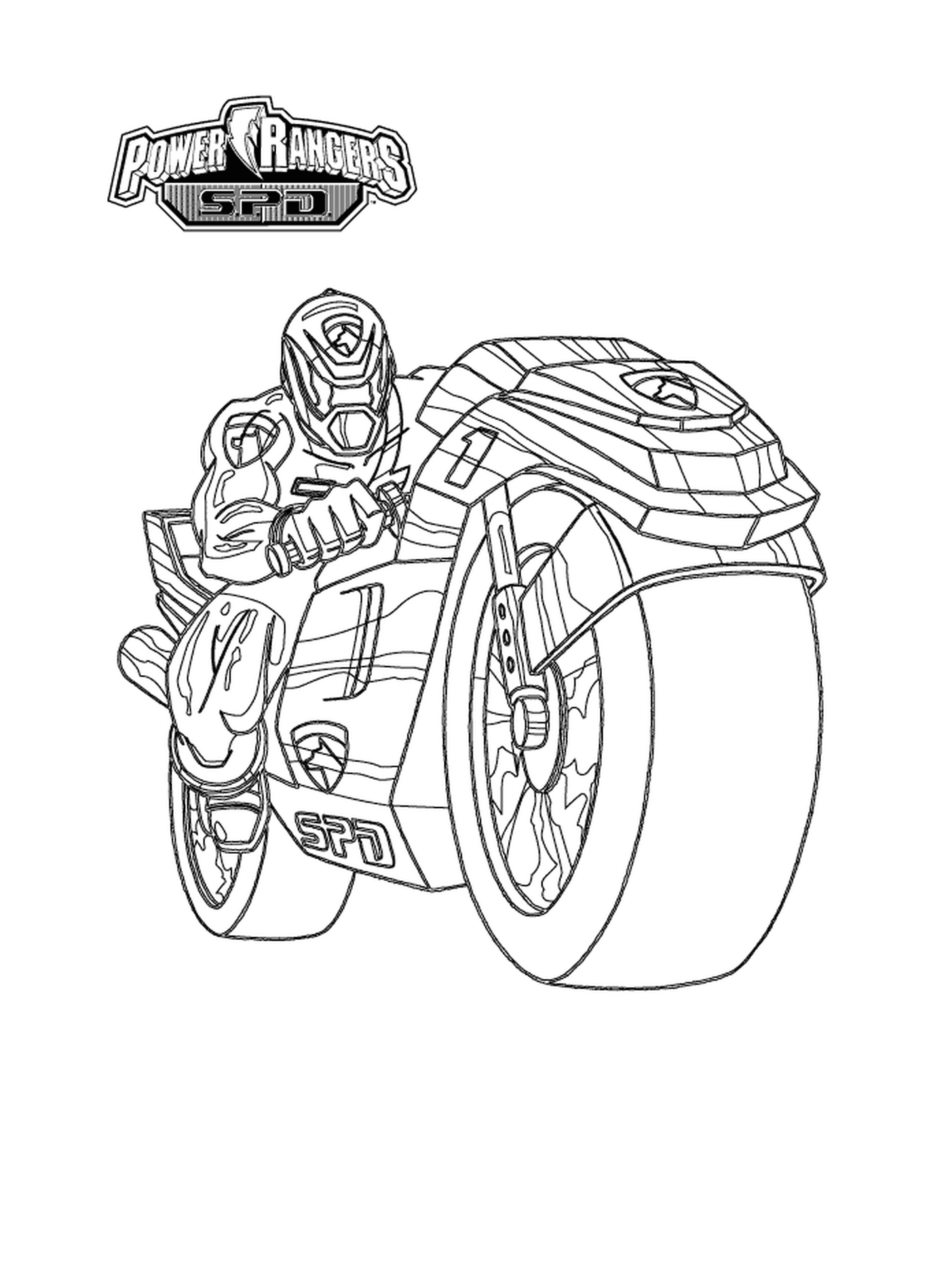  Motocicleta Power Rangers 