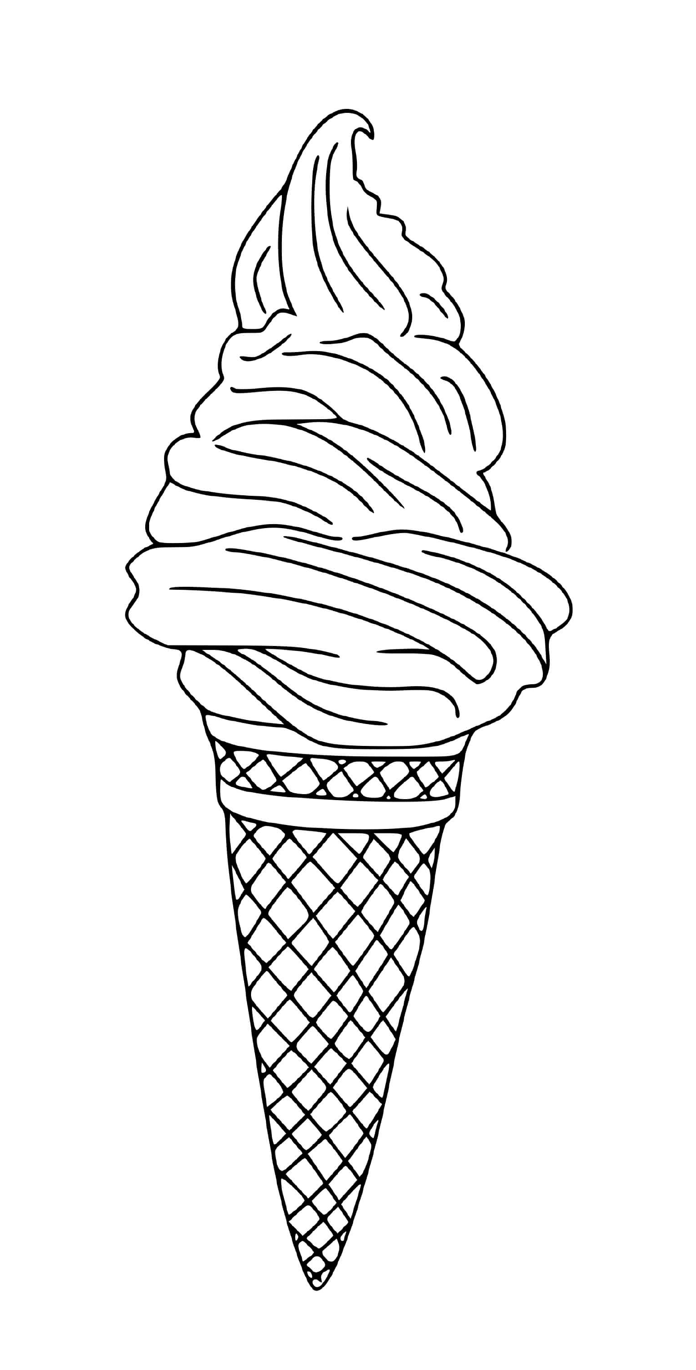  Аппетитное мороженое Cream Cornet 