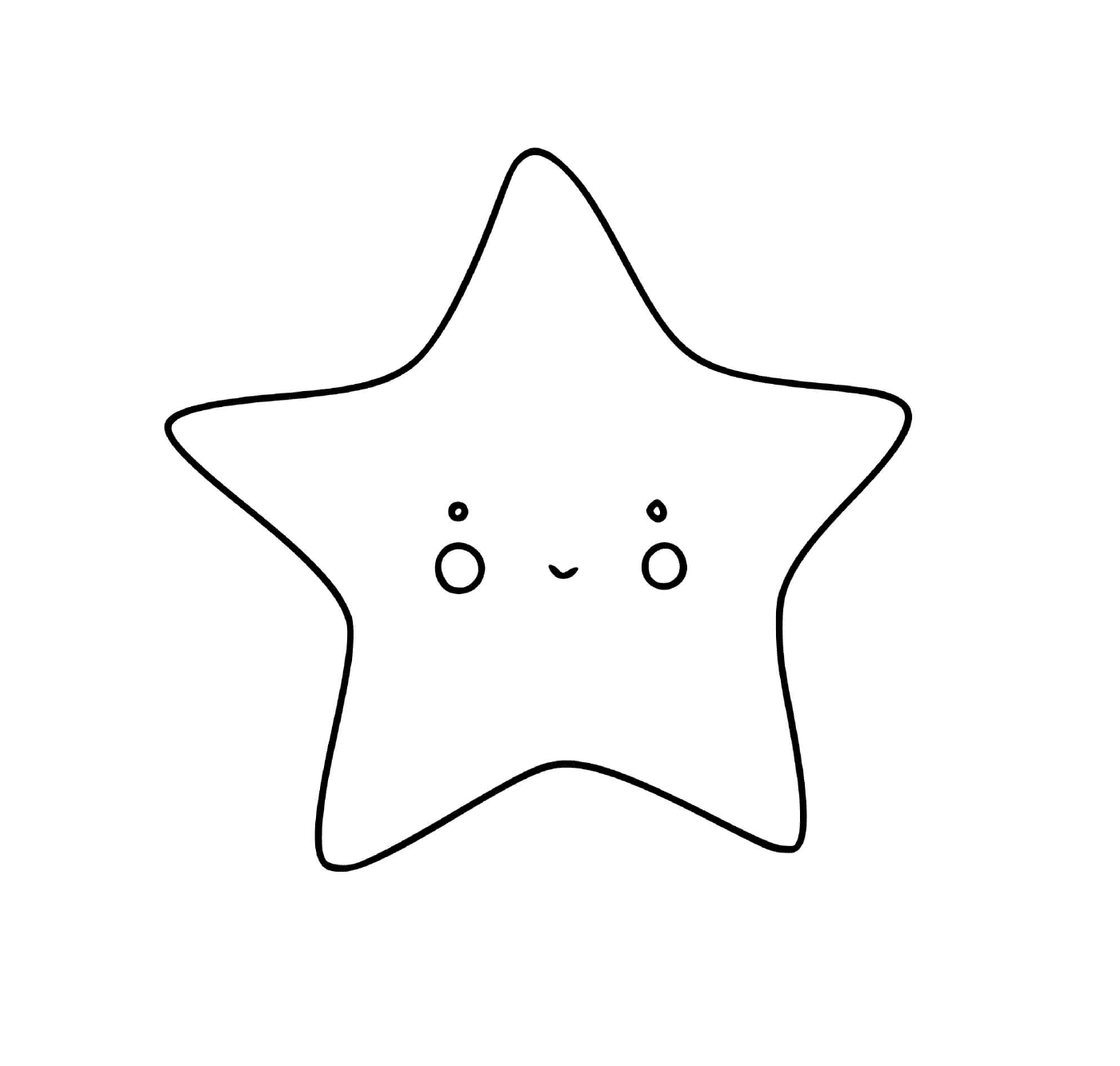  Smileing star, full of joy 