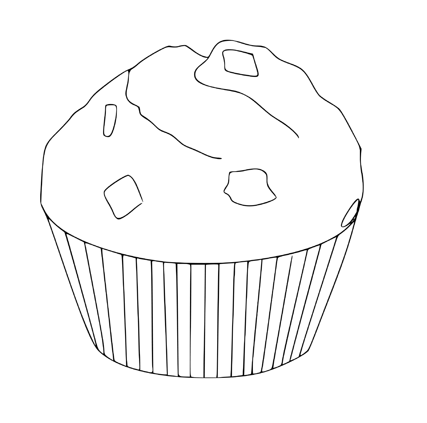  Delizioso muffin dolce 