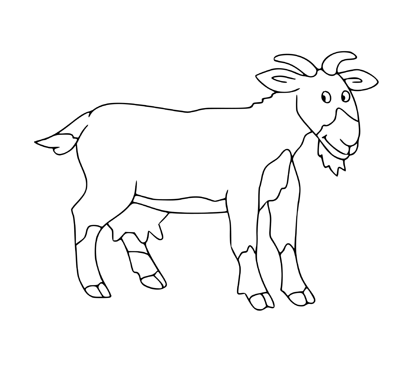  Goat drawn online 