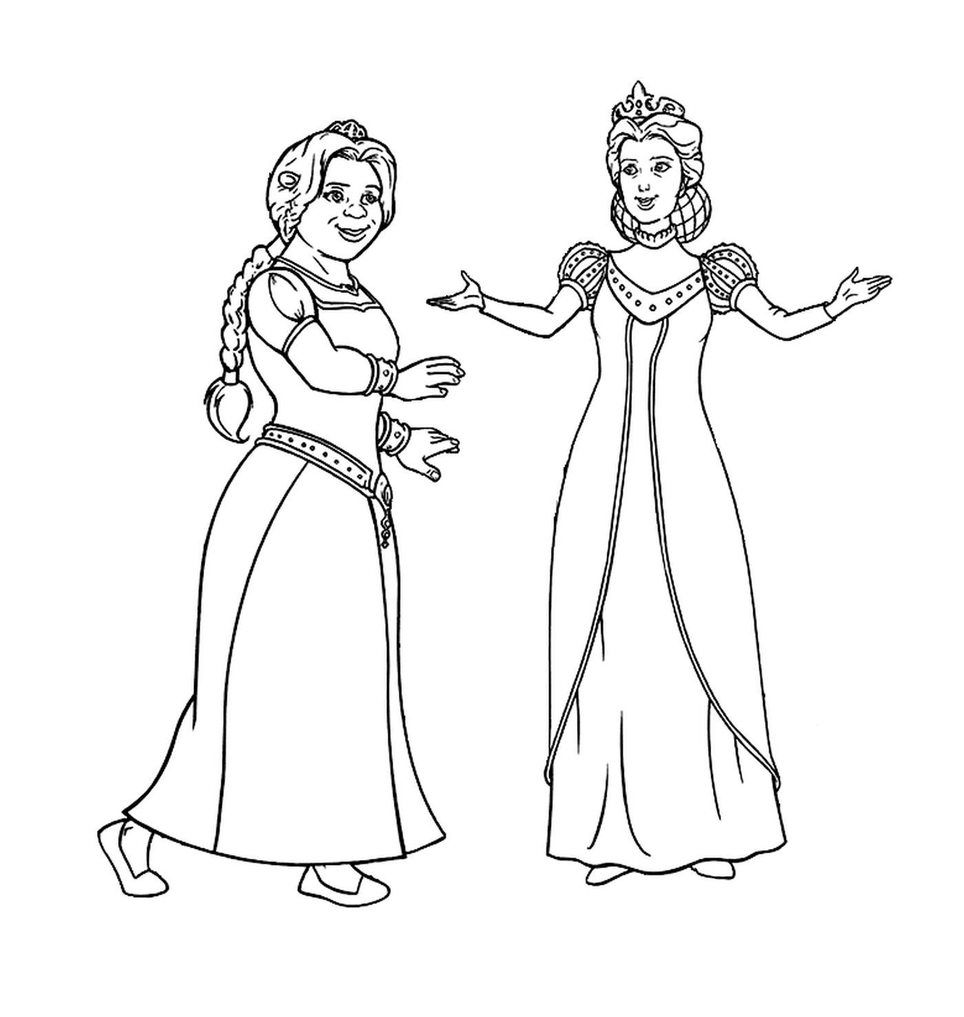  Princesa Fiona y su madre 