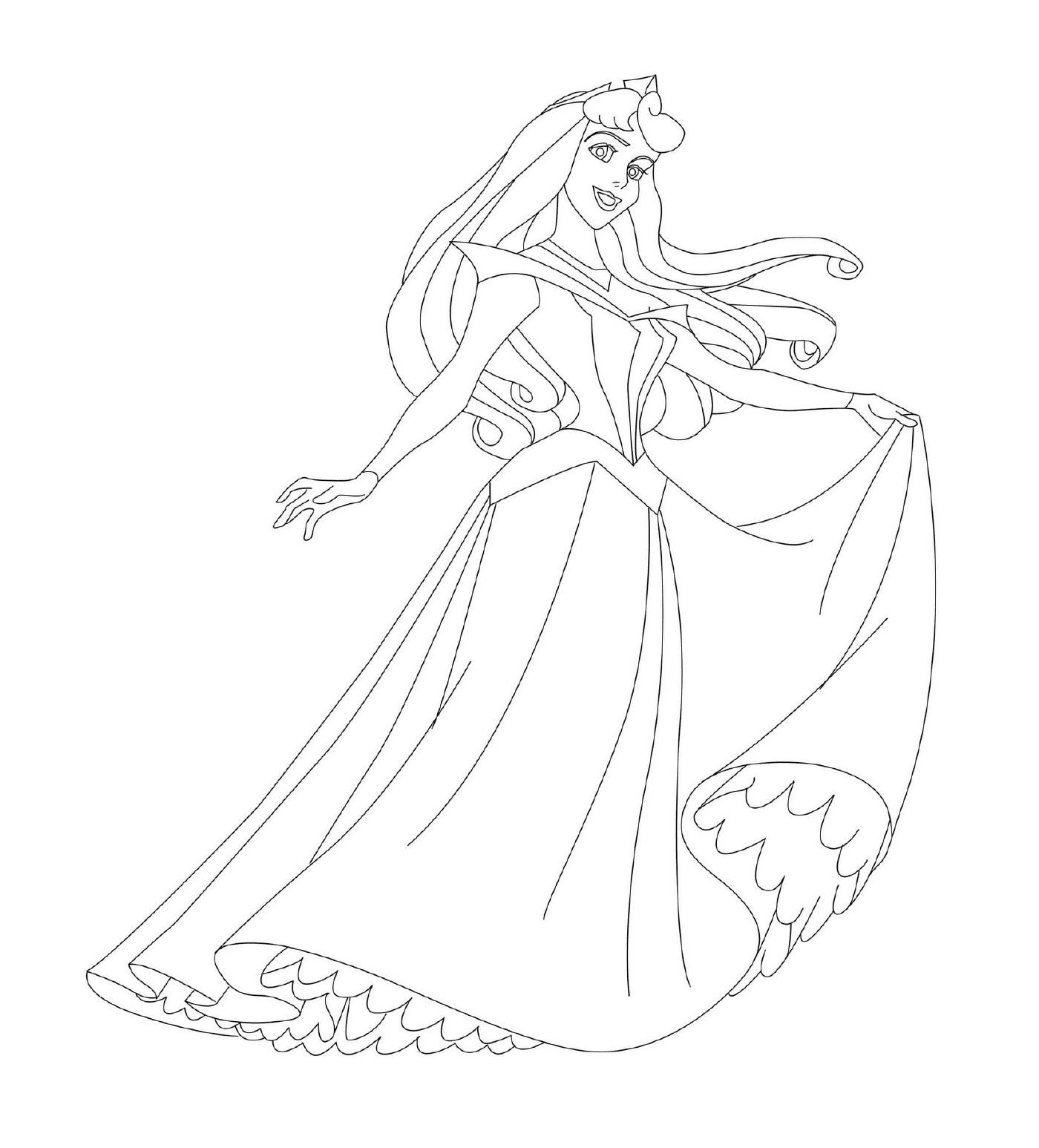 Prinzessin Aurore anmutig elegant 
