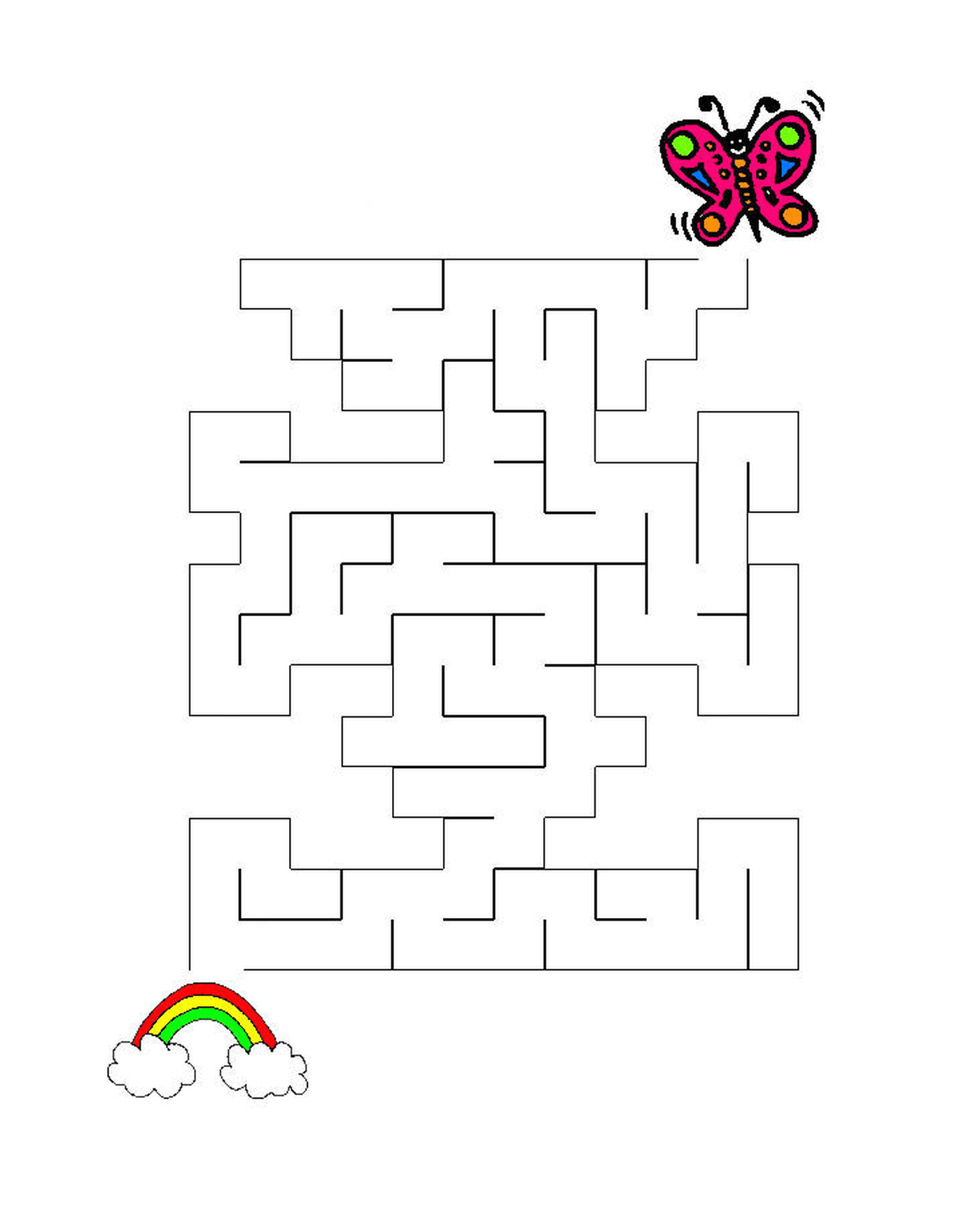  Spiele Labyrinth: Schmetterling 