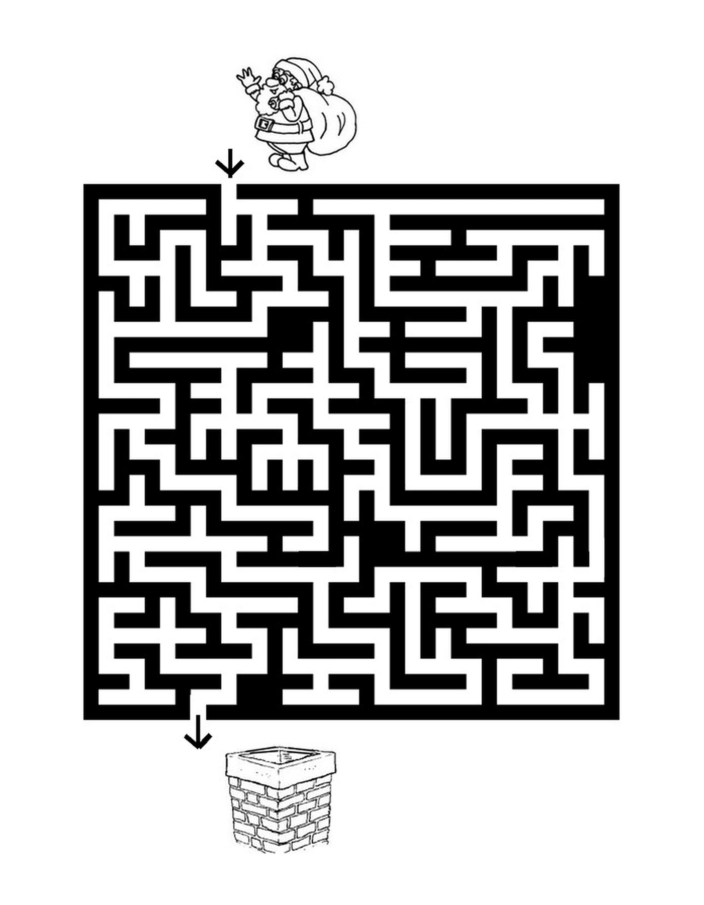  Weihnachten Labyrinth 8 
