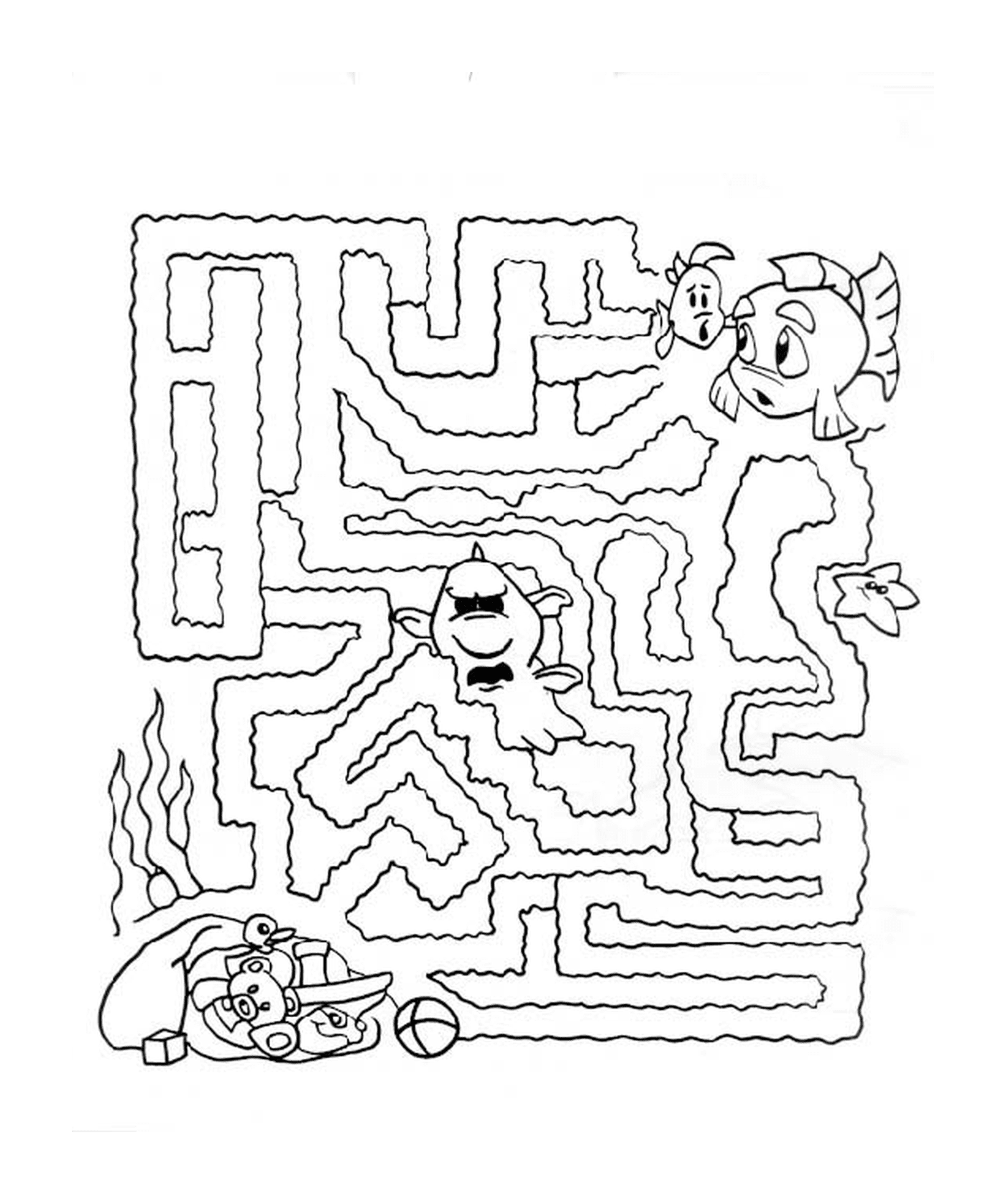  Spiele Labyrinth: Nemo Poisson 