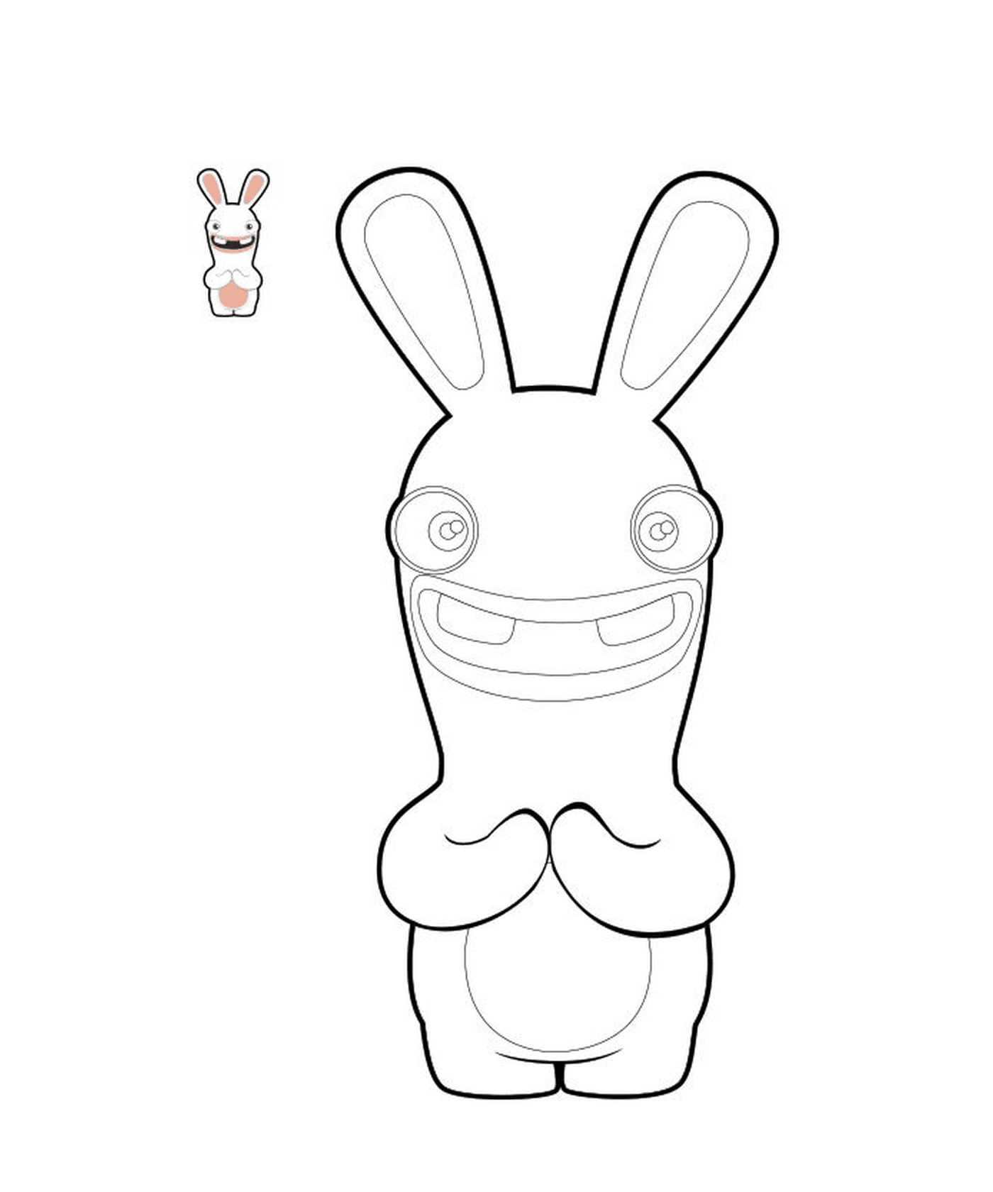  Animato coniglio greco sorridente 