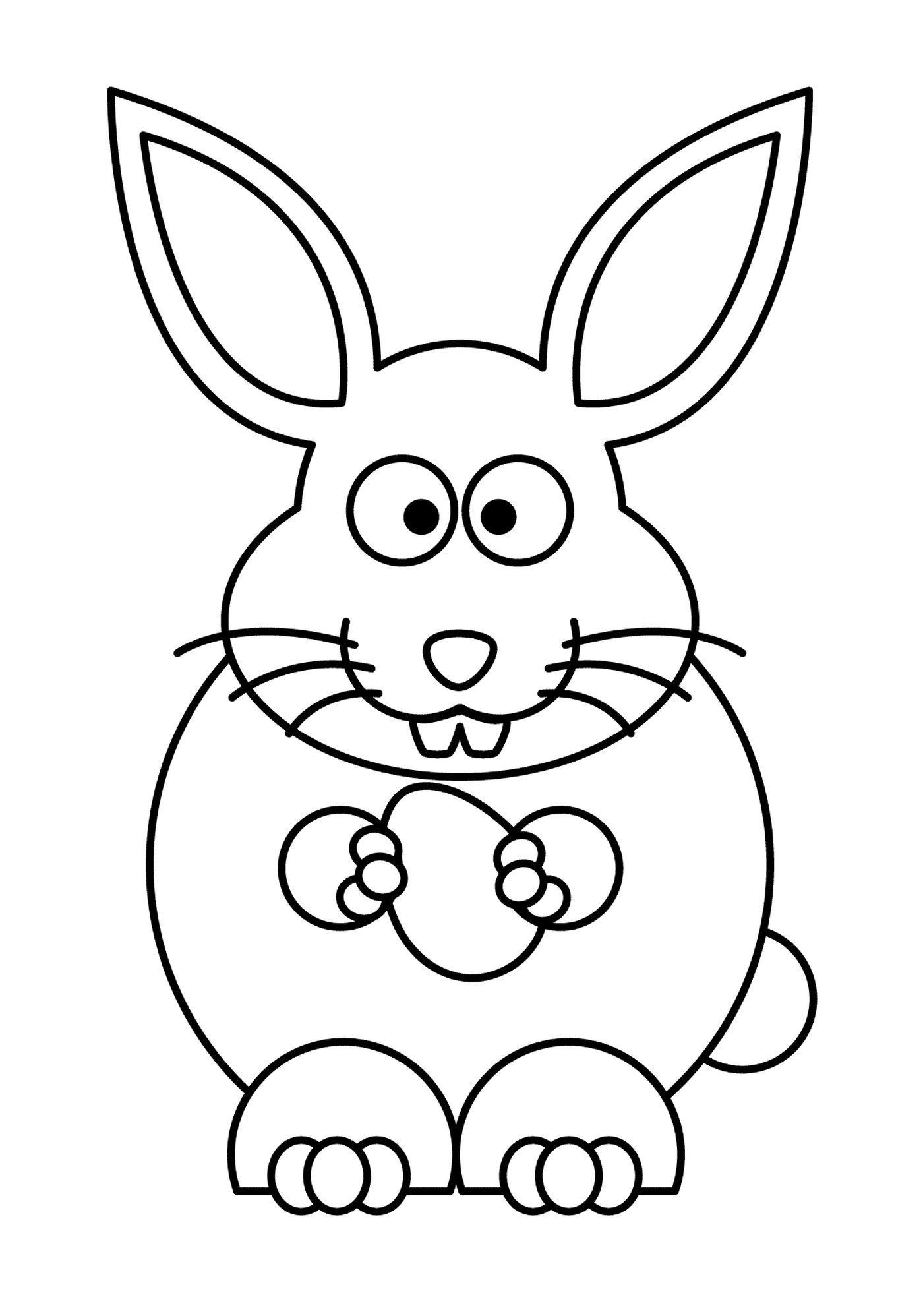  Easter Rabbit with Easy Egg 