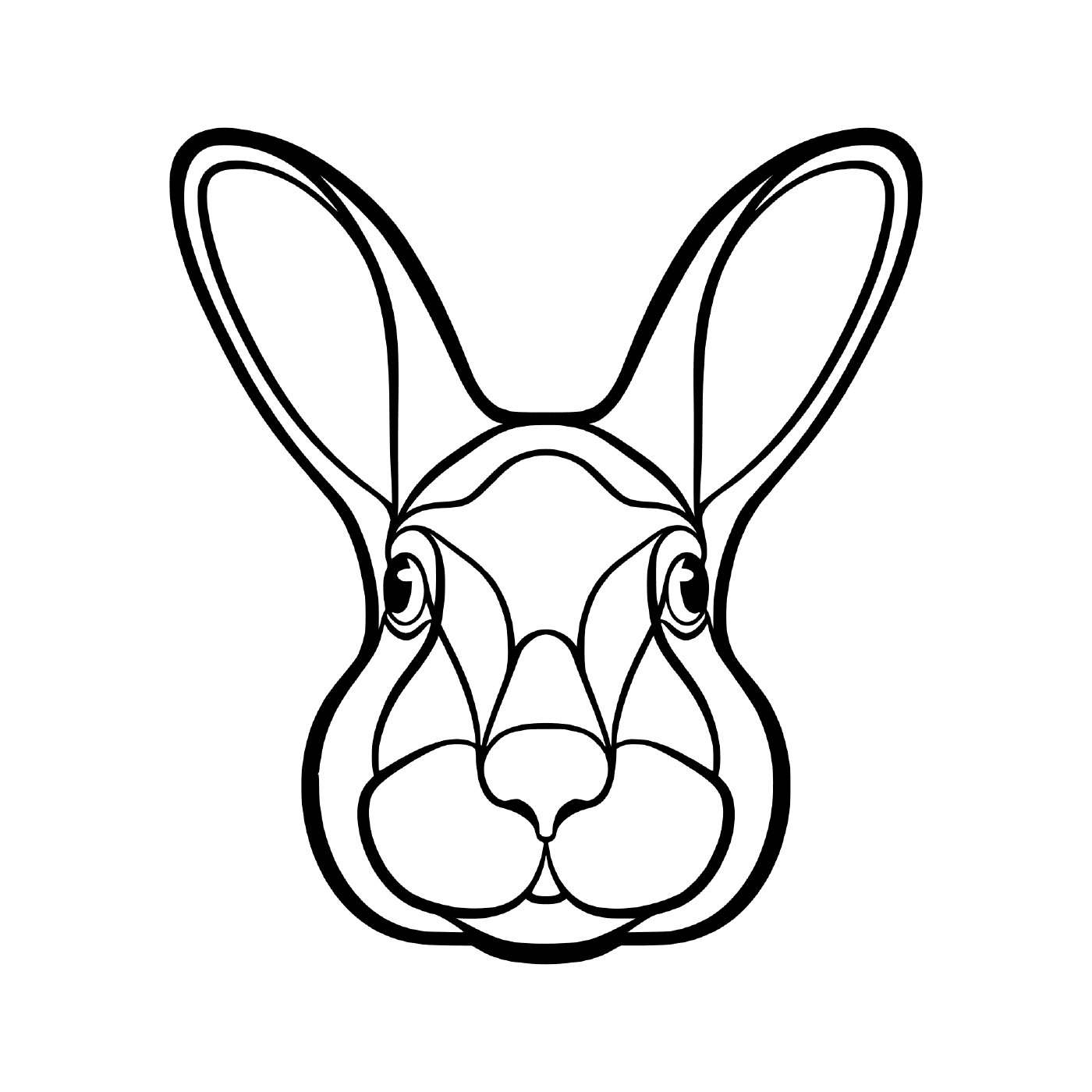  Carino coniglio in 3D 