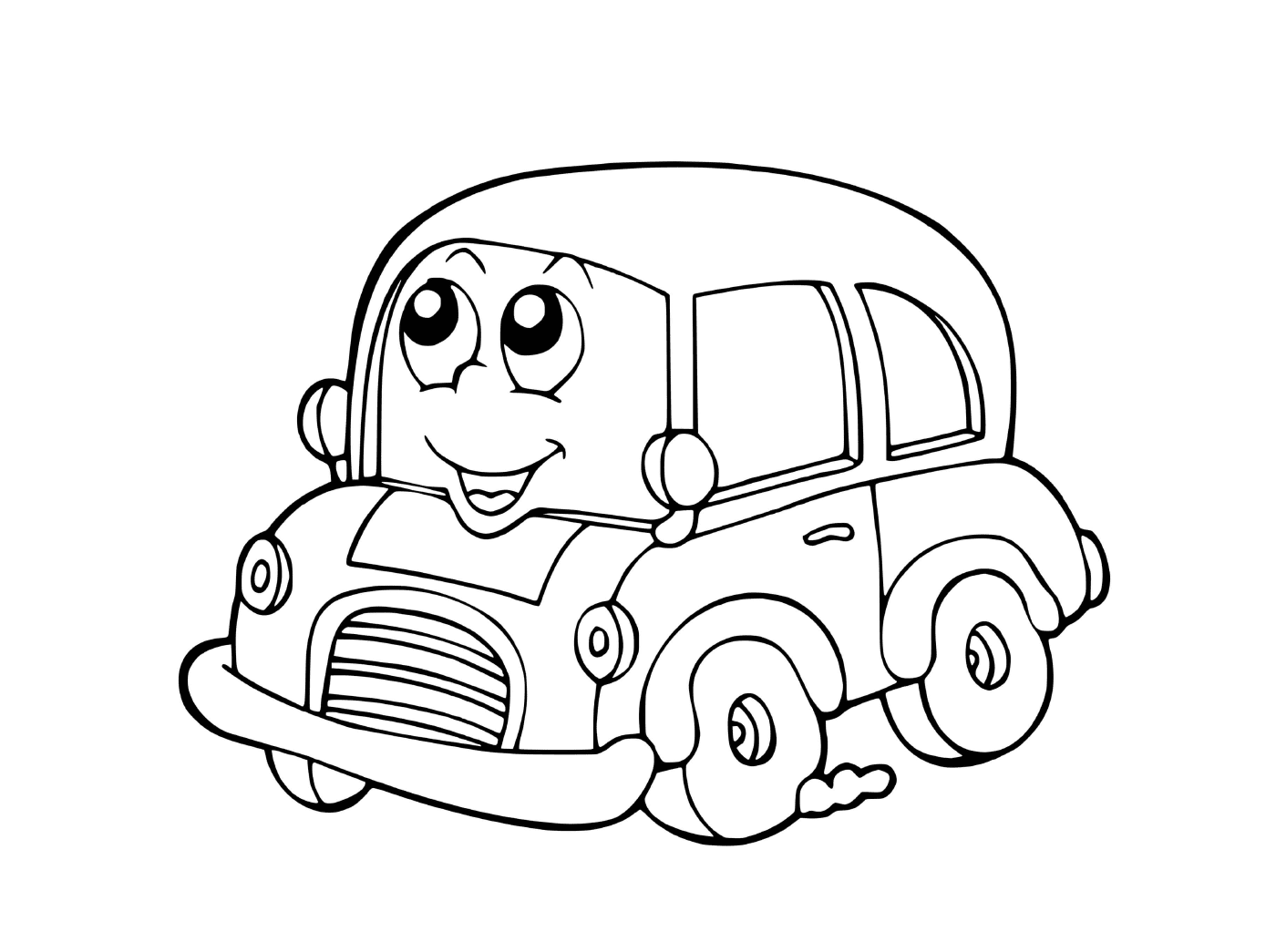  Easy car for kindergarten 