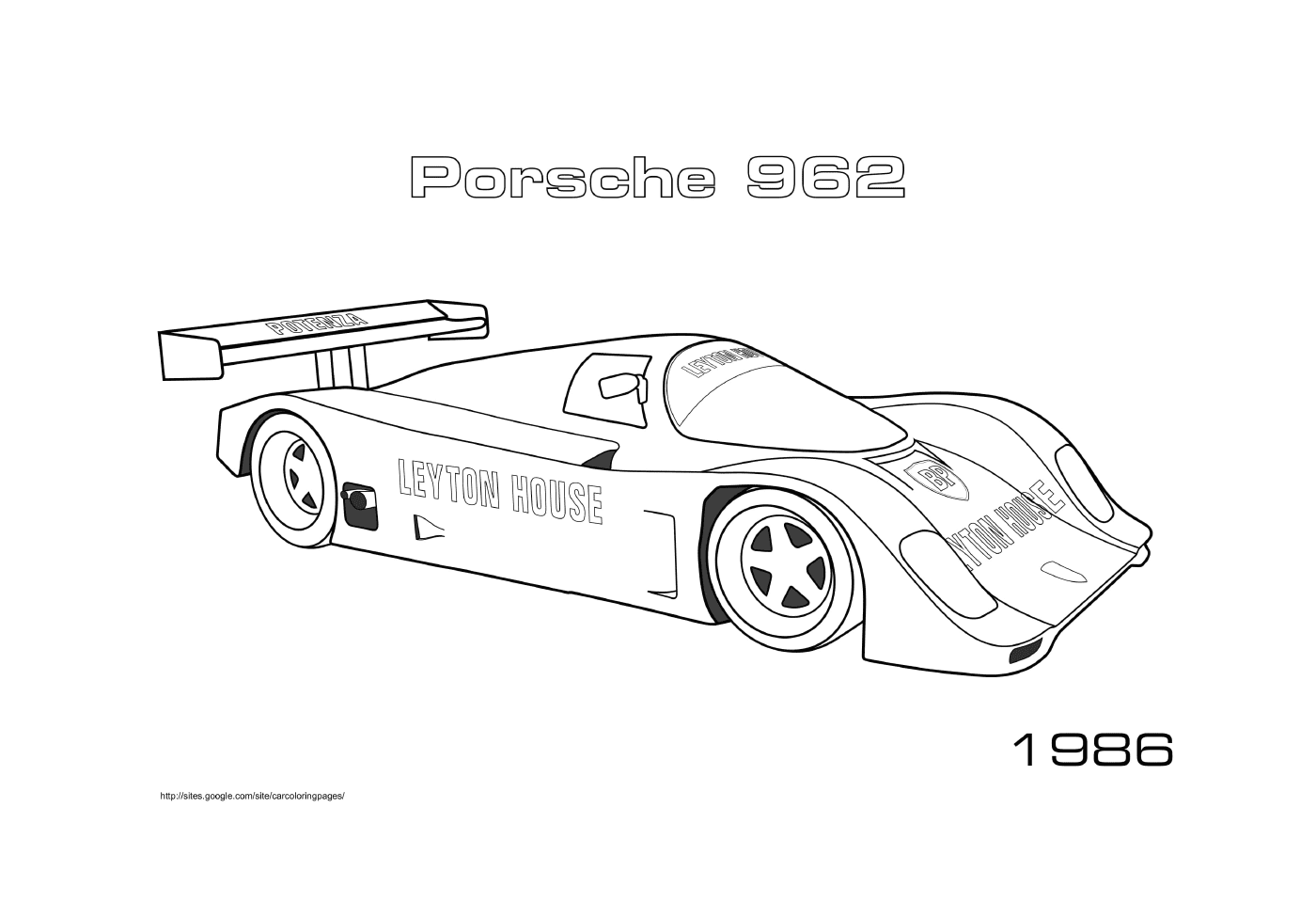  1986 Porsche 962 