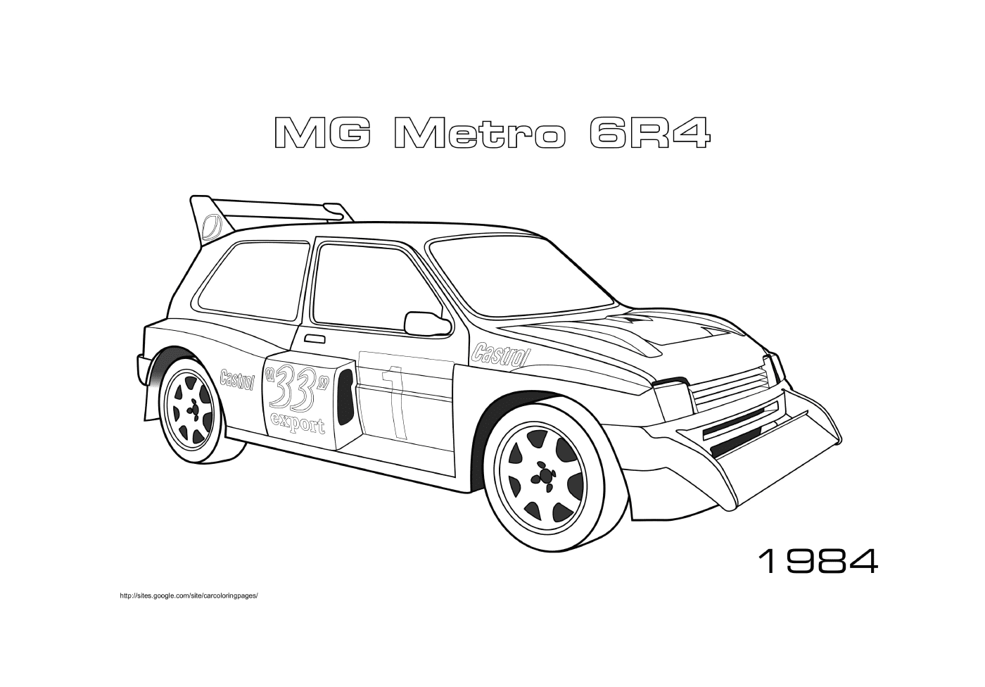  1984 MG Метро 6r4 