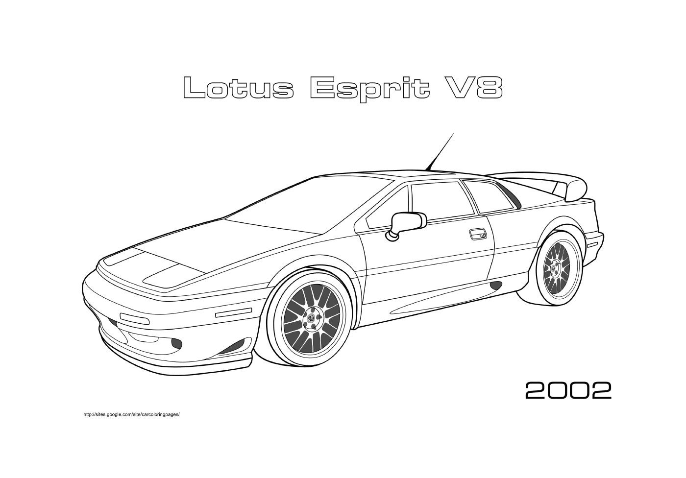  Lotus Esprit V8 2002 года 