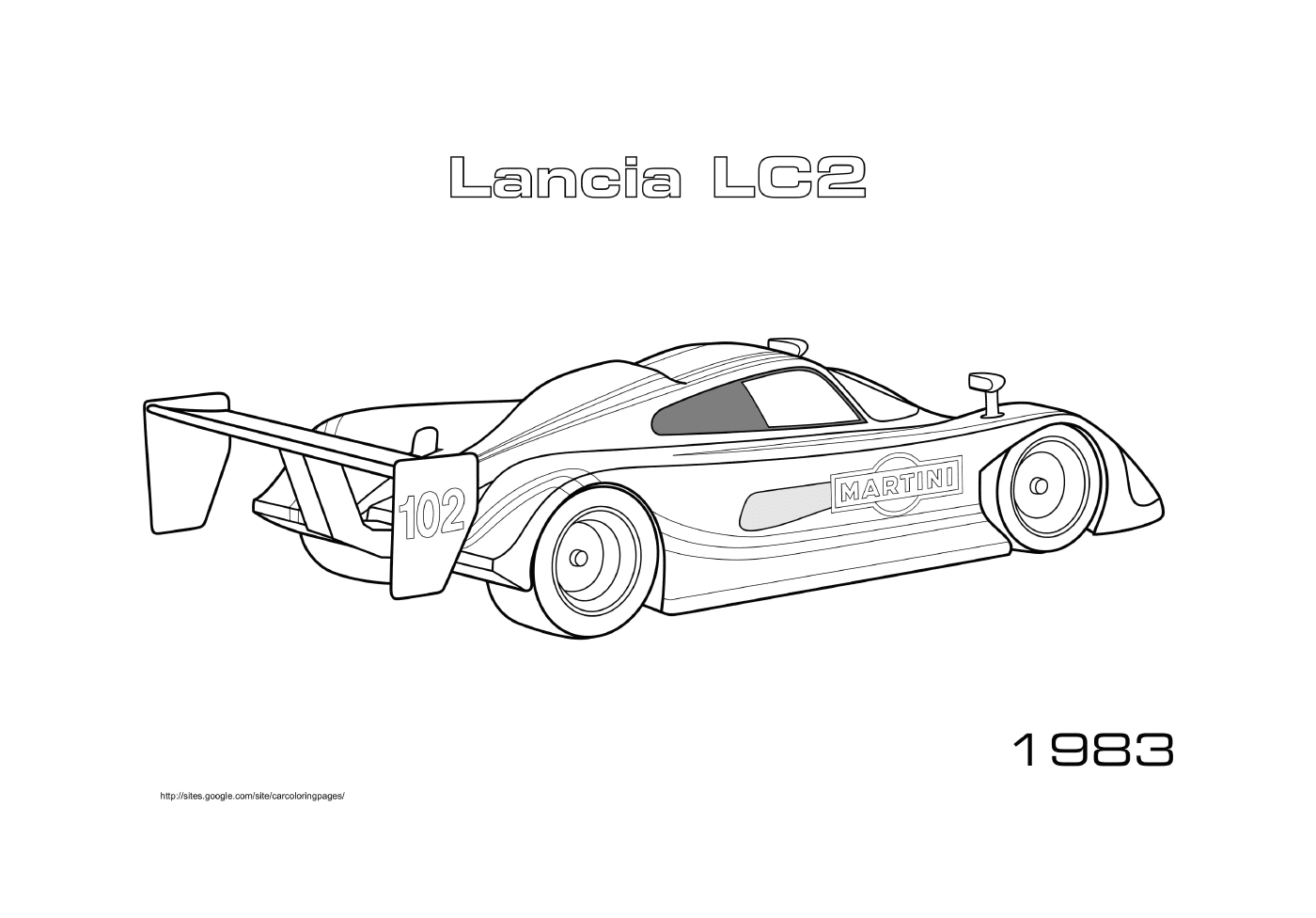  Lancia Lc2 of 1983 