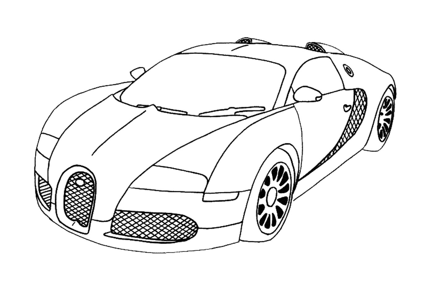  Bugatti for colouring 