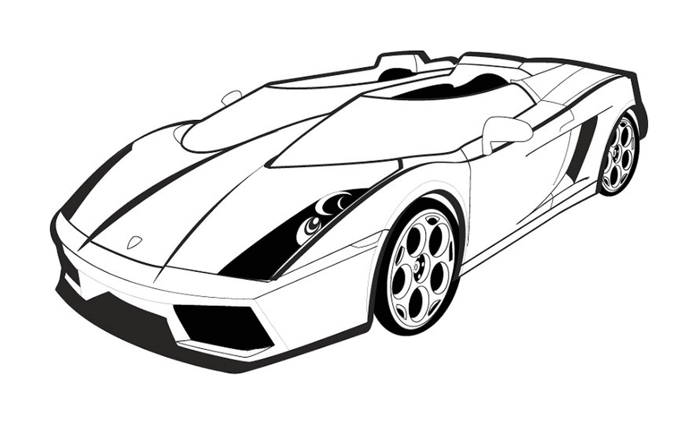  Гоночная машина Lamborghini 