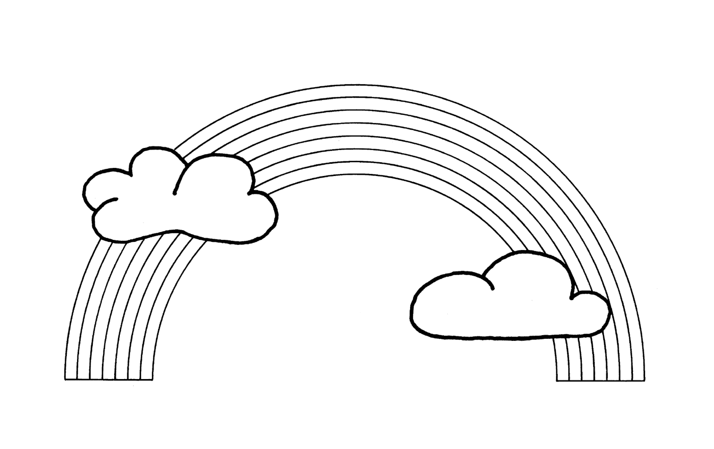  Радуга и облака 